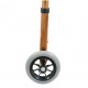 Roulettes pour cadre de marche pliable Bronze