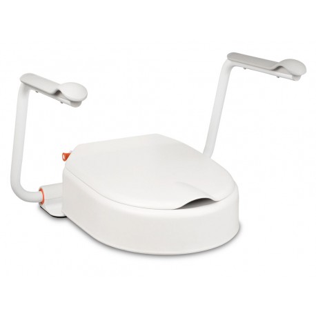 Rehausse wc 10 cm ou 6 cm  HI-LOO FIX avec accoudoirs