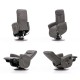 TOPRO Fauteuil Relax Releveur, CORTINA 3 moteurs