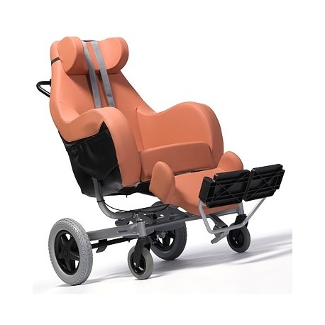 Fauteuil coquille CORAILLE PRUNE