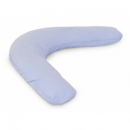 Housse coussin SISSEL CONFORT coton bleu clair