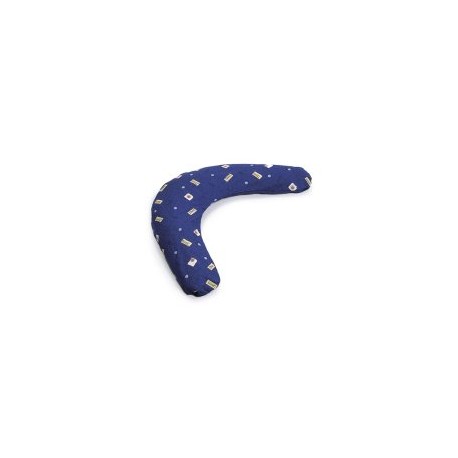 Housse coussin SISSEL CONFORT coton Graffiti bleu