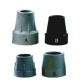 Gomme pour canne 16 mm noir
